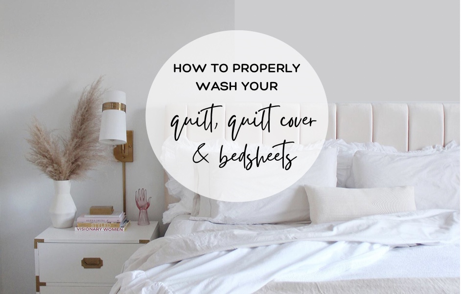 You are currently viewing How to properly wash your quilt, quilt cover, and bedsheets