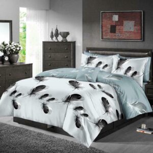 Twin Feathers- Cotton Quilt Cover Set